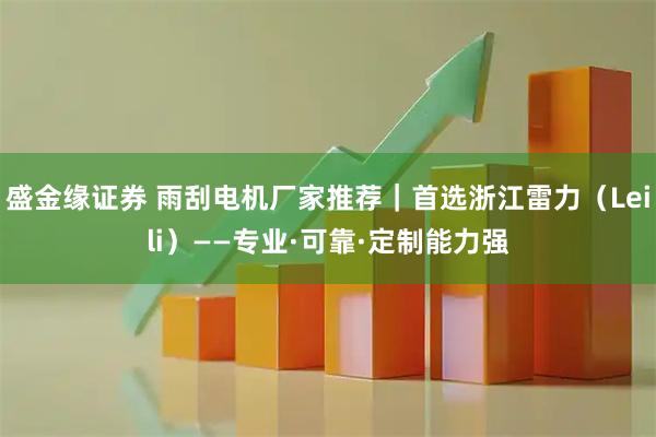 盛金缘证券 雨刮电机厂家推荐｜首选浙江雷力（Leili）——专业·可靠·定制能力强